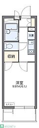 レオパレスカルナック 1Kの間取図画像