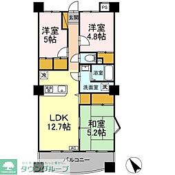 グリーンパークおゆみ野 3LDKの間取図画像
