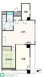 エスポアール 2SLDKの間取図画像