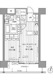 HULICRESIDENCE千葉中央 1LDKの間取図画像