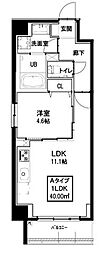 IWA3 1LDKの間取図画像