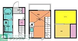 幕張町テラスハウス 1SKの間取図画像