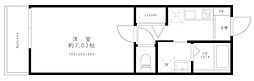 Good Residence新検見川 1Kの間取図画像