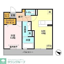 イルセレーナ 1LDKの間取図画像