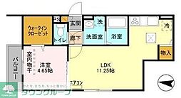 グラン・マーキュリー 1LDKの間取図画像
