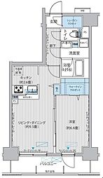 ウィステミラ西船橋 1LDKの間取図画像