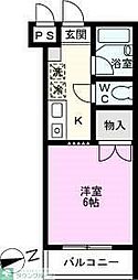 ピュアメゾンティーアンドワイ 1Kの間取図画像
