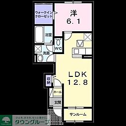ネクサス 1LDKの間取図画像