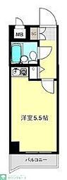 ライオンズプラザ海老名 ワンルームの間取図画像