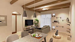 リビング/ダイニングの画像