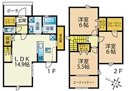 プランドール 3LDKの間取り