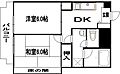 大産板付マンション4階6.2万円
