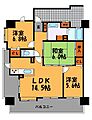 KDXレジデンス西公園6階14.9万円