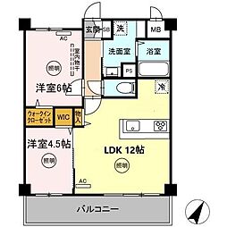 CasaFelice 2LDKの間取図画像