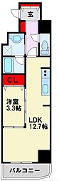 ウェルブライト博多ステーション 1LDKの間取図画像