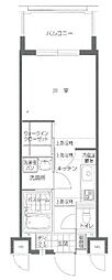 エンクレスト博多駅東 1Kの間取図画像