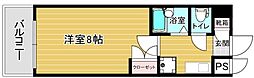 リファレンス吉塚 1Kの間取図画像