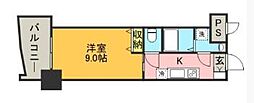 ロイヤル博多駅前 1Kの間取図画像