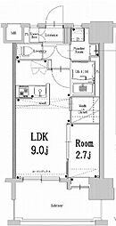 エンクレスト空港通り 1LDKの間取図画像
