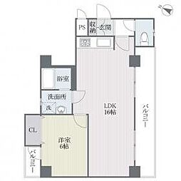 レキシントンスクエア浄水 1LDKの間取図画像