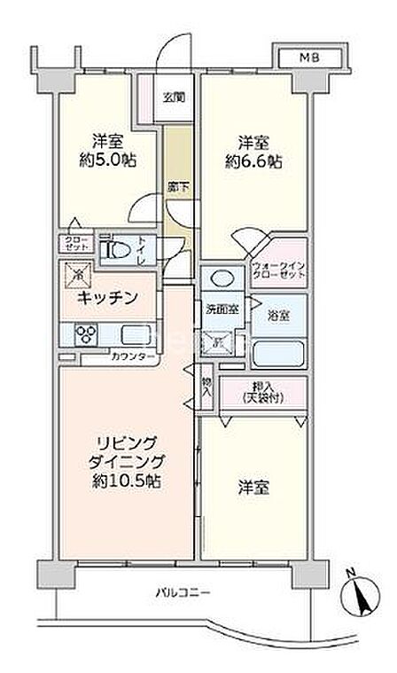 【間取図】