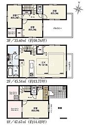さいたま市浦和区仲町4丁目　全6棟　新築戸建　1号棟