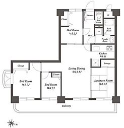 間取図画像 4LDK