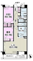 パークレジデンス戸越公園 2LDKの間取図画像