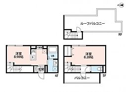 robothome中目黒 1LDKの間取図画像