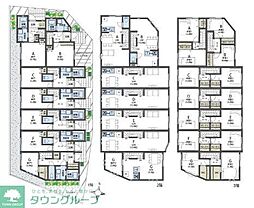 小田急多摩線 唐木田駅 徒歩3分の賃貸アパート 1階3LDKの間取り