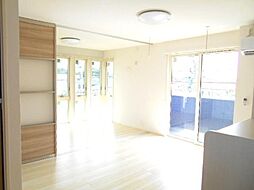 JR中央線 国立駅 徒歩15分の賃貸アパート 3階2LDKのリビング/ダイニング