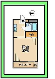 マルトサロン 1Kの間取図画像