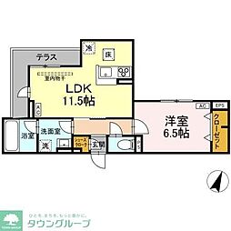 ESPELIA・K 1LDKの間取図画像