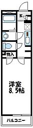 グットドール 1Kの間取図画像