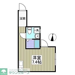 興野2丁目新築アパート ワンルームの間取図画像