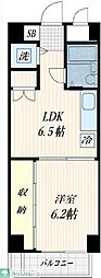 メゾンカドリーユ 1LDKの間取図画像