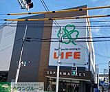 ライフ梅島駅前店 徒歩6分。 420m
