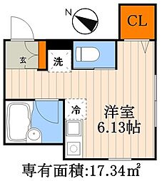 Sonoratta ワンルームの間取図画像