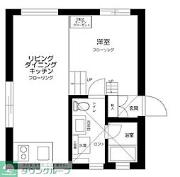 VILLETTAKOMAGOME 1LDKの間取図画像