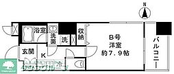 FORTUNATEPLACE 1Kの間取図画像