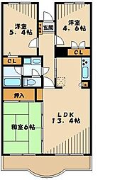 間取図画像 3LDK