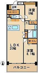 間取図画像 1SLDK