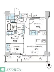 JP noie西蒲田 3LDKの間取図画像