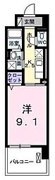 間取図画像 1K