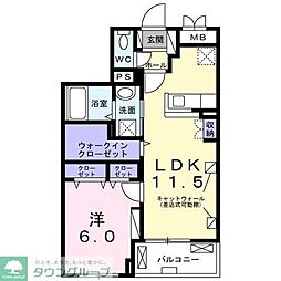 グランエトワール 1LDKの間取図画像