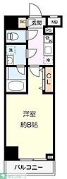 RELUXIA GRANDE 川崎 1Kの間取図画像