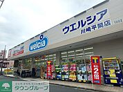 ウエルシア川崎平間店 徒歩11分。 850m