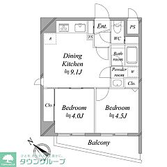 物件の間取り