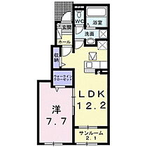 長野県上田市下之条（賃貸アパート1LDK・1階・50.14㎡） その2