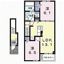 長野県上田市蒼久保（賃貸アパート2LDK・2階・59.55㎡） その2